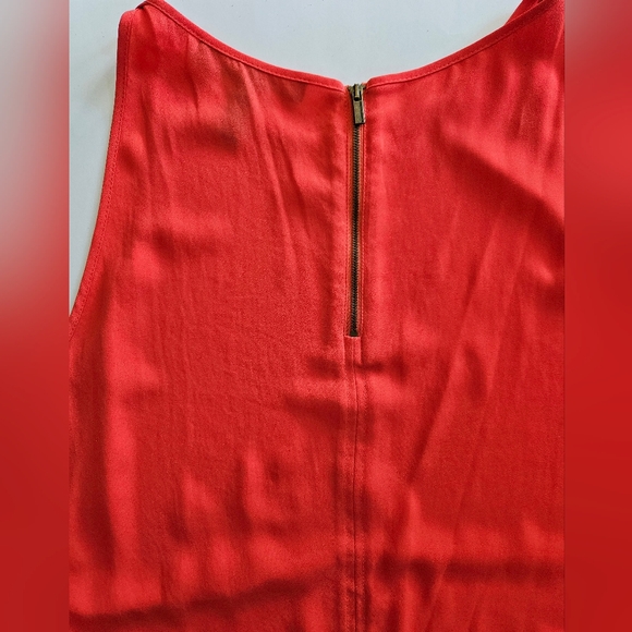 BCBG Orange Racerback Top (M) - Picture 5 of 7